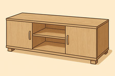 TV-Lowboard „Movie“ in Eiche Sonoma – originalverpackt