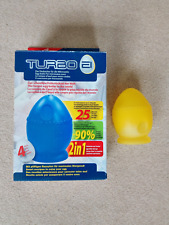 Eierkocher für die Mikrowelle TURBO 4 Eier in 25 Sek.  gelbe Eierbecher