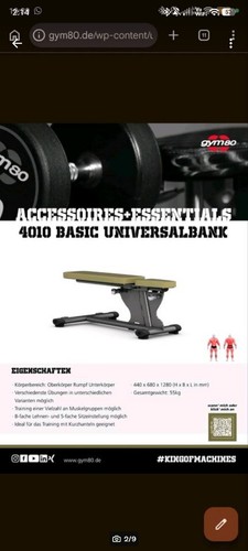 Gym80 universal bank - universal, 4010