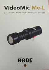 RODE VideoMic Me-L, Mikrofon, Schwarz, passend für iOS-Geräte (iPhone®/iPad®)
