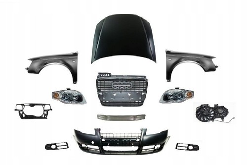 Satz motorhaube frontmaske - motorhaube,