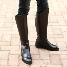 Hoher leder landstiefel herren - landstiefel,