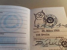 Alter Humor-Personalausweis