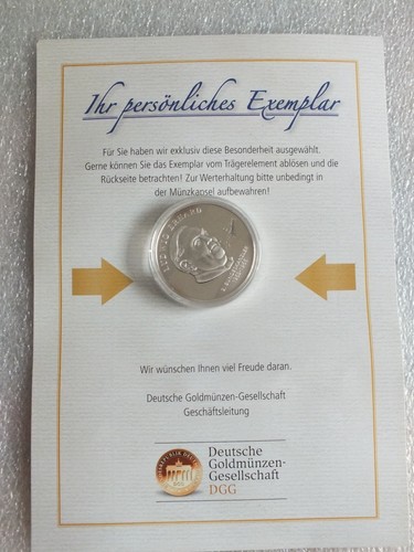 Dgg medaille ludwig erhard - -,