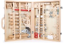Werkzeugkoffer deluxe holz - werkzeugkoffer,