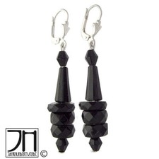 Antike Art Deco Silber Glas