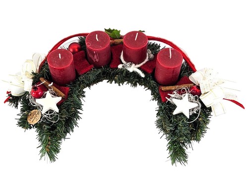 Casa poador adventskranz - casa,