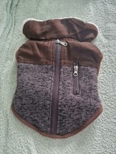 Hunde Mantel braun Gr. XS mit