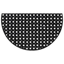 Fußmatte Halbrund 45x75 Cm Gummi Abtreter Fuß Schuh
