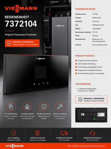Viessmann bedieneinheit hmi - bedieneinheit,