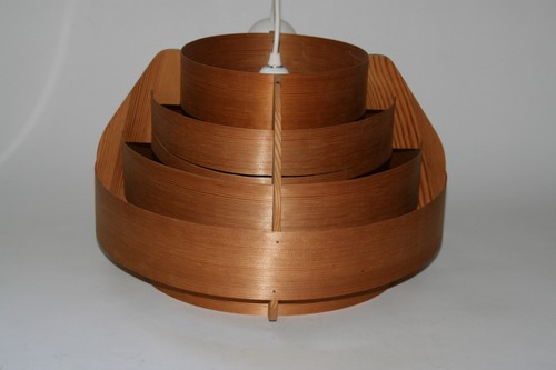 Retro holzlamellen deckenlampe - retro,