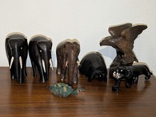 Holz Tierfiguren Sammlung
