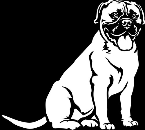 Bullmastiff aufkleber - aufkleber,