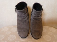" Stiefeletten / Damen " Wildleder  schwach violett   Größe 39