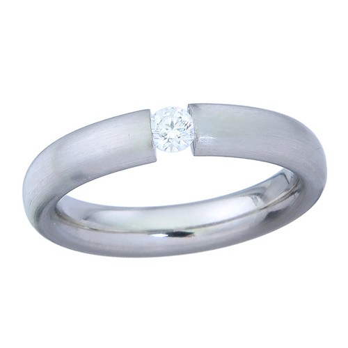 Ring solitär spannring - ring,