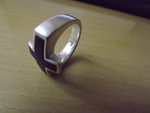 Kreuz ring massiver 925 - kreuz,