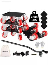 Qenovo Möbel Transportrollen Set, 5 Räder, 2000 Ibs Maximale 