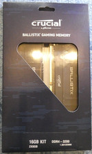 Crucial Ballistix DDR4-3200 16 GB (2 x 8 GB) Desktop Gaming Speicher Kit -...