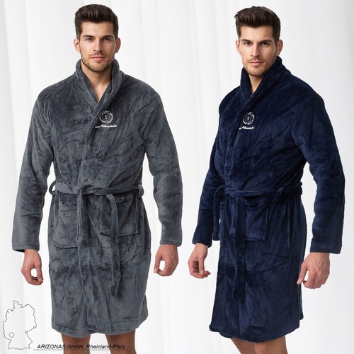 Herren knielanger bademantel - herren,