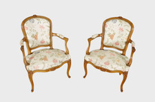 Paar Sessel Louis XV Stil