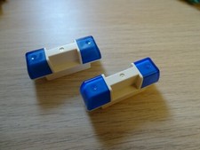 Lego Duplo Sirene ohne Funktion blau weiss 2 Stück