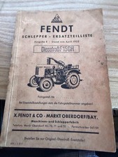 Fendt Dieselross F15 GH Schlepper Ersatzteilliste - original
