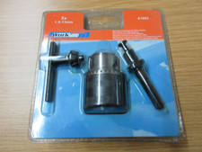 1 Zahnkranzbohrfutter 1,5 bis 13mm mit Bohrfutterschlüssel und SDS Adapter