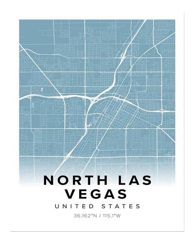 North las vegas karte - vegas,