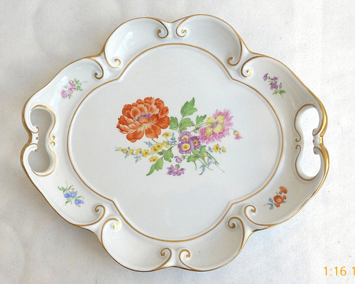Meissen prunkschale tablett - meissen, /