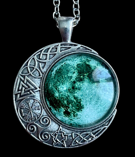 Kette schmuck frau luluna mond - schmuck,