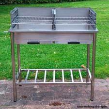 Edelstahl Grilltisch XXL