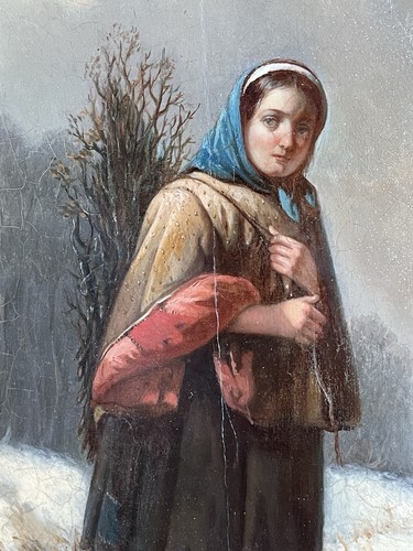 Antikes ölgemälde - antikes,