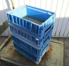 4x Box Kiste Stapelkiste Behälter C-KLT 4314 40x30x14 cm Industrie Lager