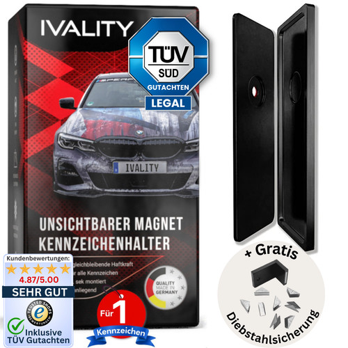 Magnet kennzeichenhalter - 1x,