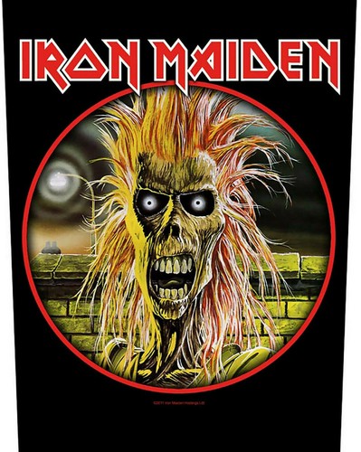 Iron maiden rückenaufnäher - iron,
