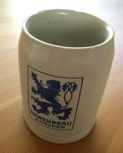 Alter bierkrug steingut - alter,
