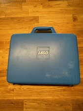 Lego Koffer Aufbewahrung Plastik Blau Vintage