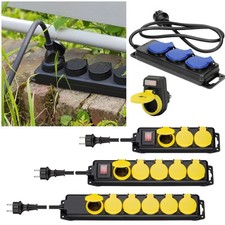 Außen-Steckdose Schutzkontakt mit Deckel Camping IP44 230V 16A Garten-Steckdose