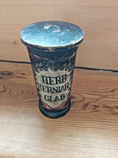 Apotheker Holzdose Antik ca 18 JHD 18 cm gross Handbemahlt