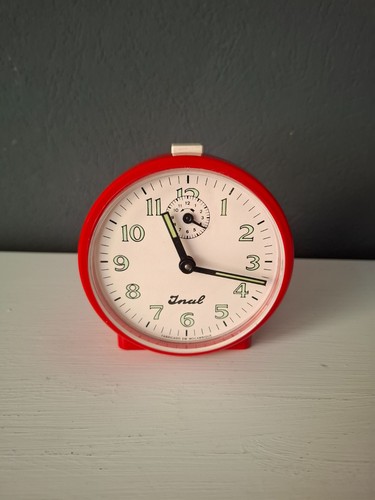 Vintage wecker inal rot - vintage,