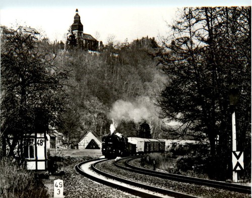 Dampflokomotive orlamünde - in,