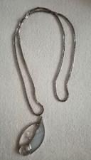 Lange Ankerkette mit Tiffany-Anhänger Modeschmuck