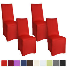 4x Stretch Stuhlhussen Stuhlbezug Bankettstuhl Stuhlüberzug Stuhlhusse Hochzeit
