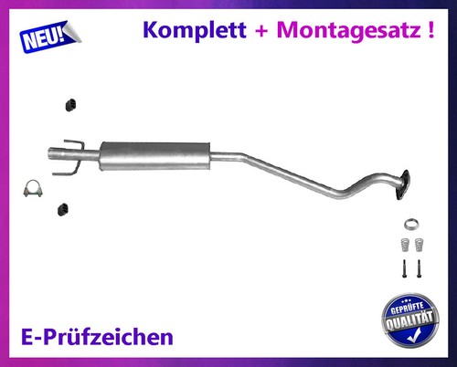 Mittelschalldämpfer für opel - mittelschalldämpfer,