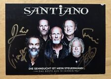 Santiano AK Die Sehnsucht ist mein Steuermann Autogrammkarte original signiert