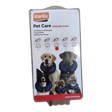Karlie Pet Care Schutzkragen Hund Katze M aufblasbar Blau NEU Halskrause