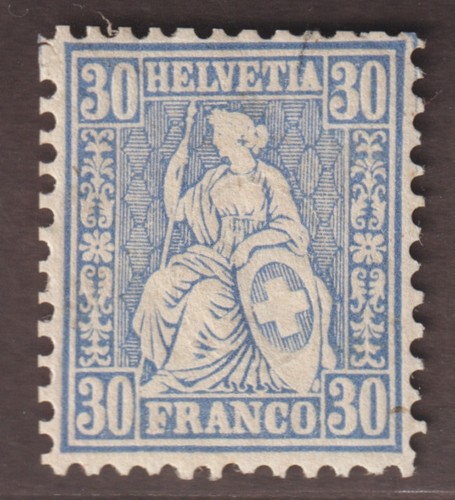 Schweiz helvetia 30 rp - schweiz, *