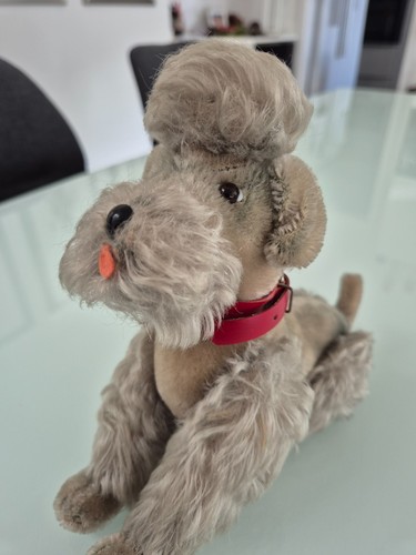 Steiff pudel snobby grau - pudel,