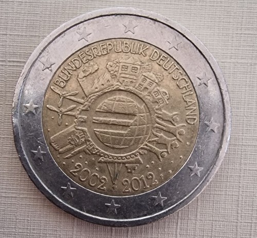 Euro münze bundesrepublik - 2,
