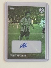 Topps Simplicidad 2024/25 - Karim Adeyemi Auto /99 - BVB 09 Autograph